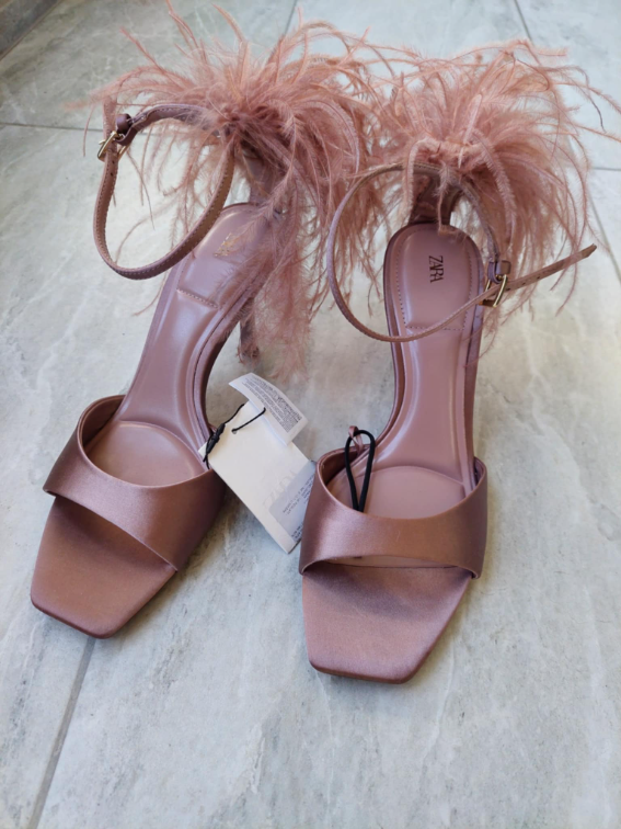 Nove Zara sandale sa perjem slika #2