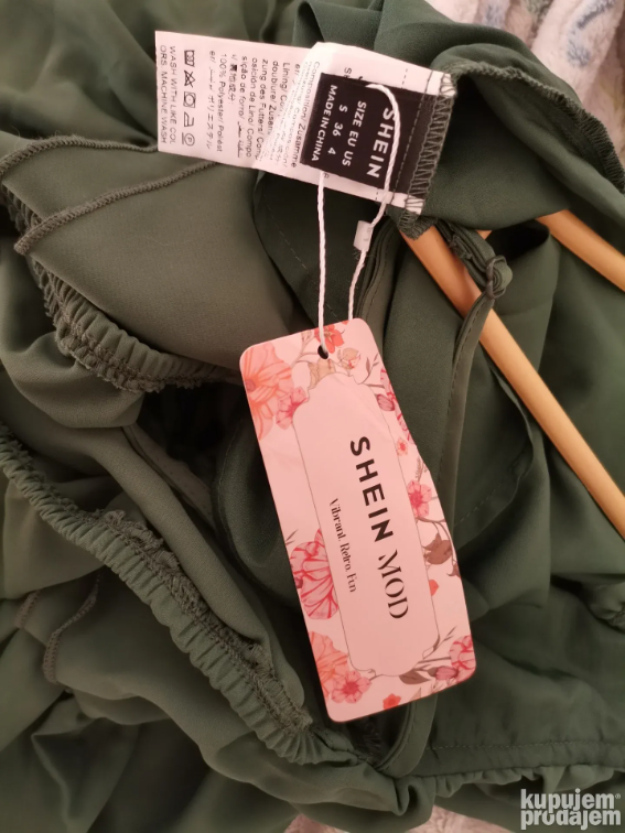 Zelena elegantna haljina NOVO  slika #3