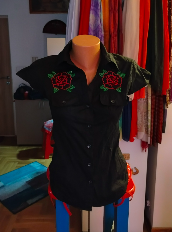 košulja sa ružama slika #4