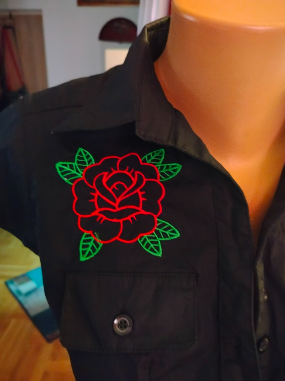 košulja sa ružama slika #5