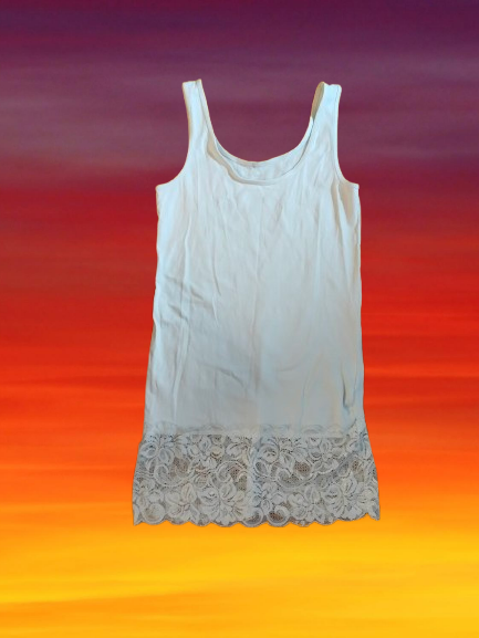 pamučna majica sa čipkom slika #4