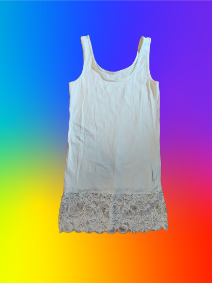 pamučna majica sa čipkom slika #1