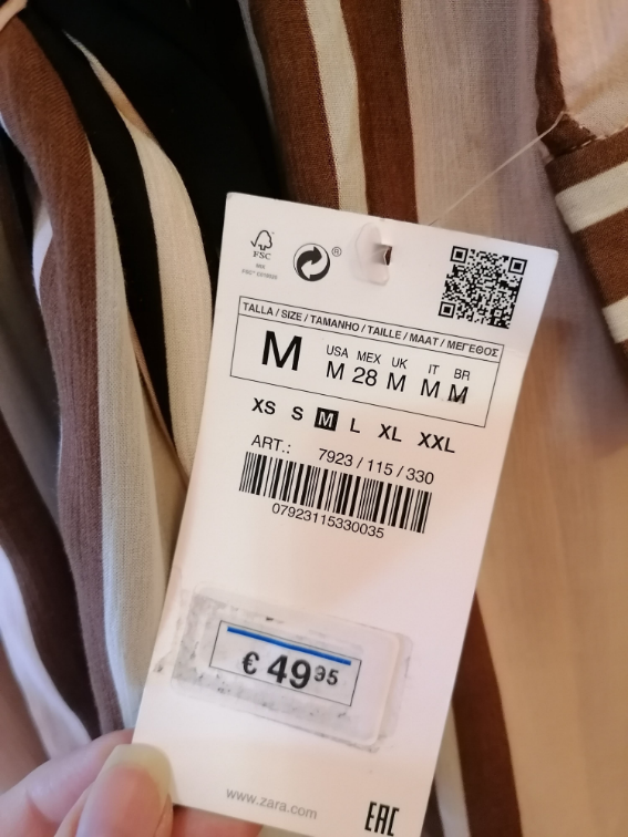 NOVO s etiketom ZARA basic haljina slika #4