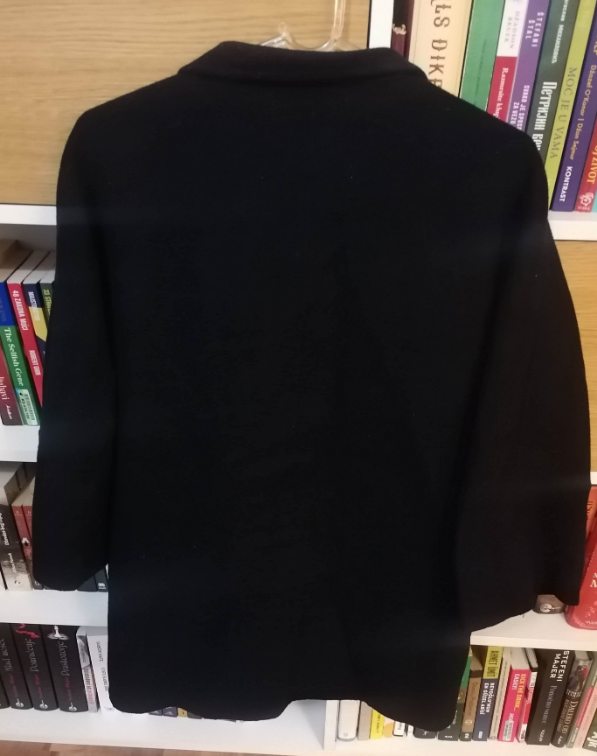 Zara handmade teget kaput predivan slika #2