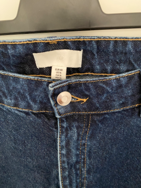 H&M teksas suknja slika #2