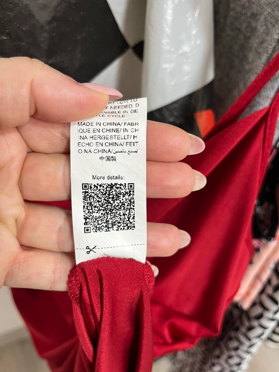 Shein bordo haljina NOVO slika #4
