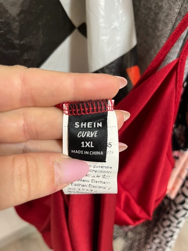 Shein bordo haljina NOVO thumbnail #3
