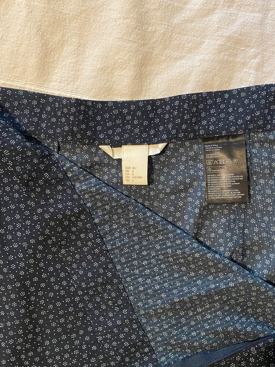 H&M midi high-low suknja slika #2