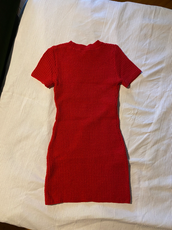 H&M mini haljina crvena NOVO-nenošeno slika #4