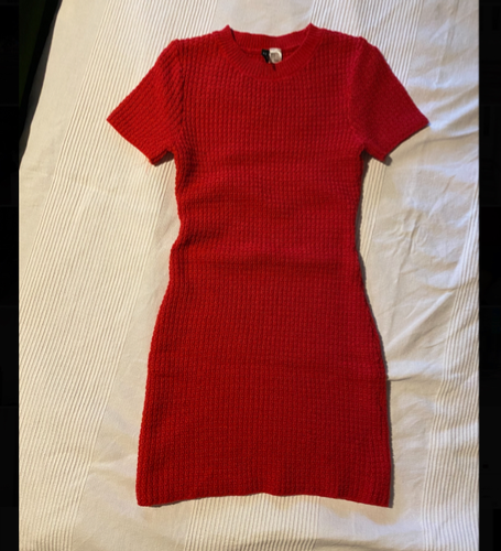 H&M mini haljina crvena NOVO-nenošeno