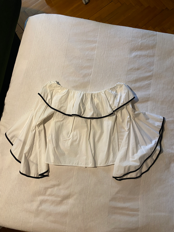 Zara elegantna kosulja spustenih ramena slika #3