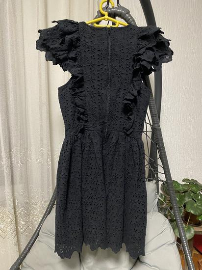 H&M čipkana crna haljina  slika #5