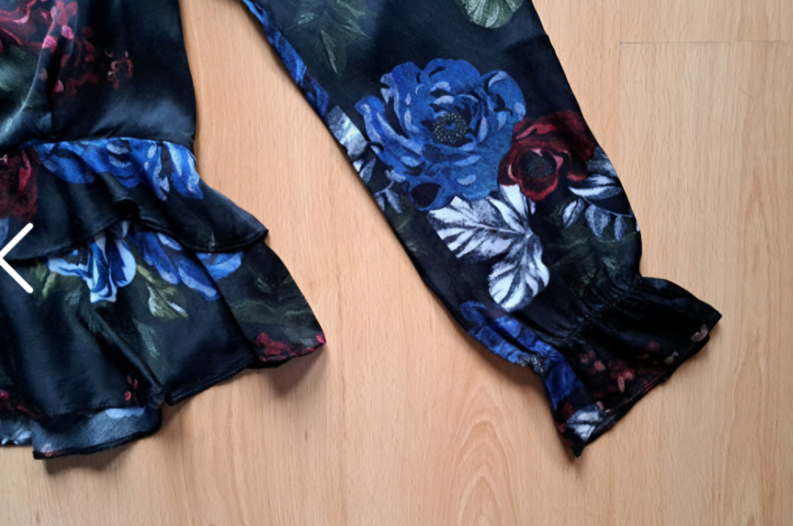 Zara svilena bluza slika #3