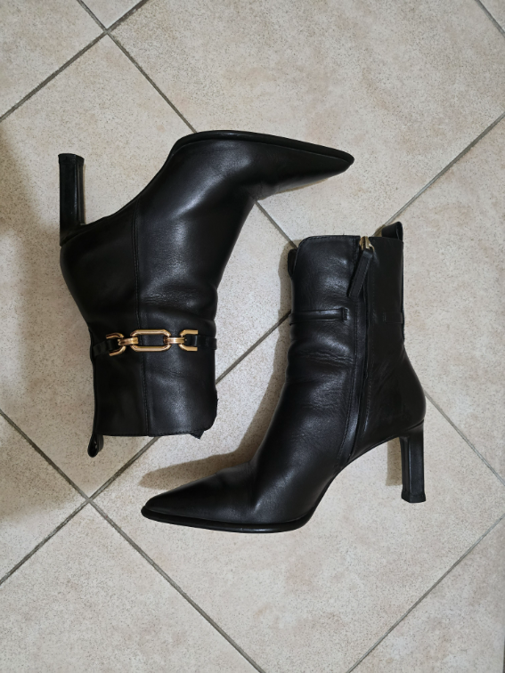 Zara kožne čizme  slika #3