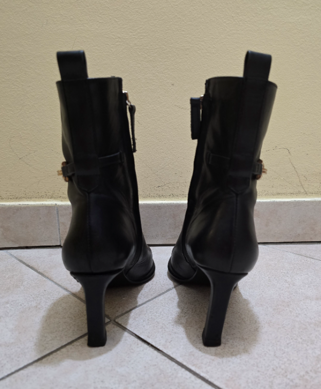 Zara kožne čizme  slika #4