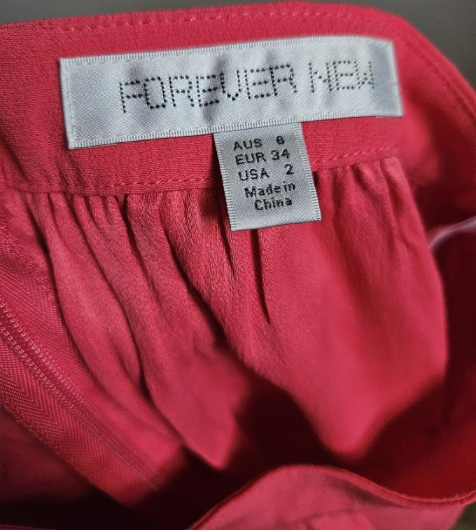 Forever new koralna suknja slika #2