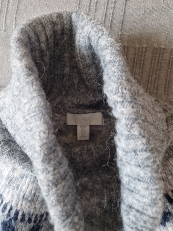 H&M zimski dzemper akril kao nov  slika #5
