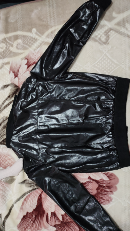 Muška kožna jakna genuine leather L slika #5
