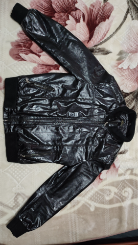 Muška kožna jakna genuine leather L