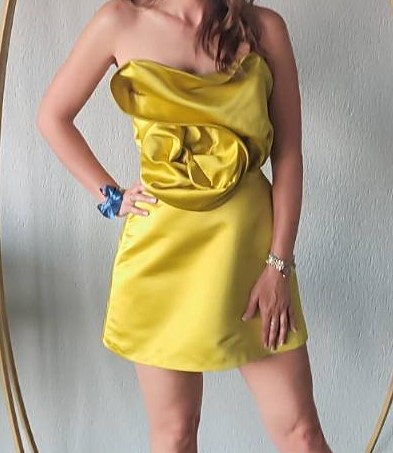 PS kratka haljina sa 3d cvetom, 34 slika #2