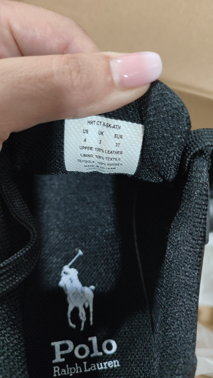 Nove kožne crne Ralph Lauren Polo patike 37 slika #2