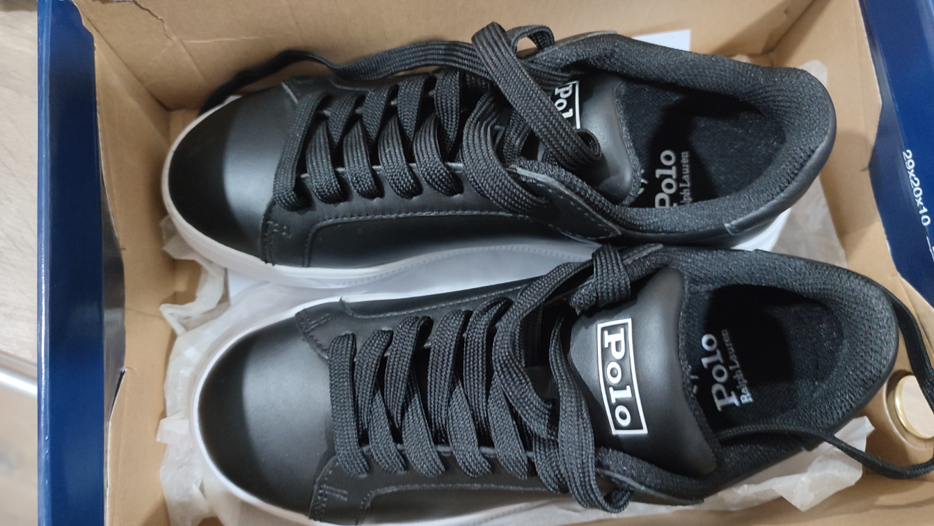 Nove kožne crne Ralph Lauren Polo patike 37 slika #5