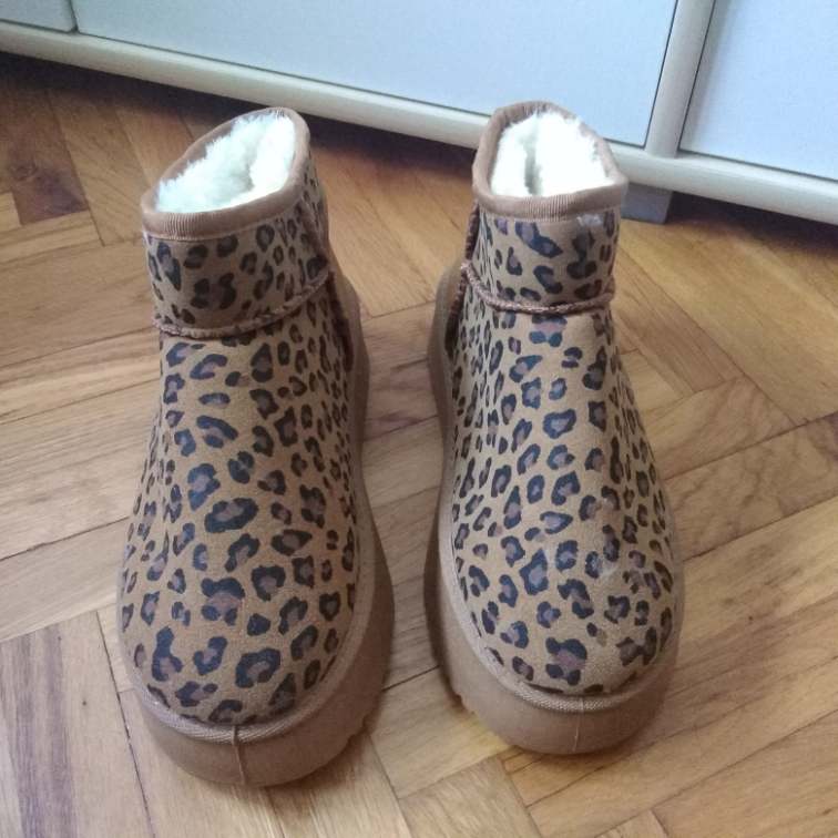 LEOPARD PRINT ČIZME 38 NOVO slika #2