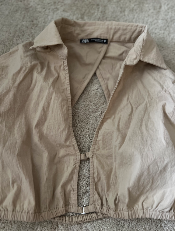 ZARA crop košulja slika #3