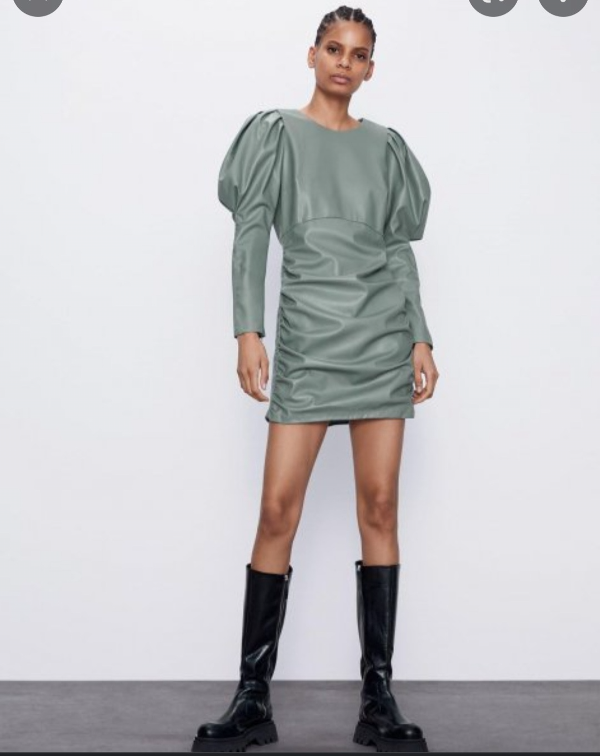 Nova mint Zara haljina slika #2