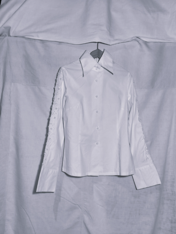 Elegantna košulja sa 3D Cvetovima  slika #1