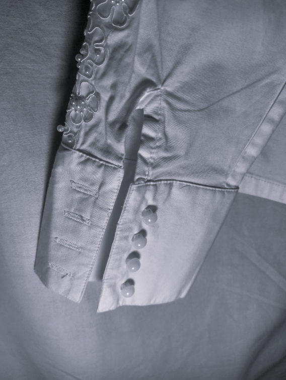 Elegantna košulja sa 3D Cvetovima  slika #4