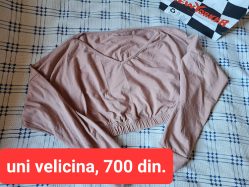 Roze top uni