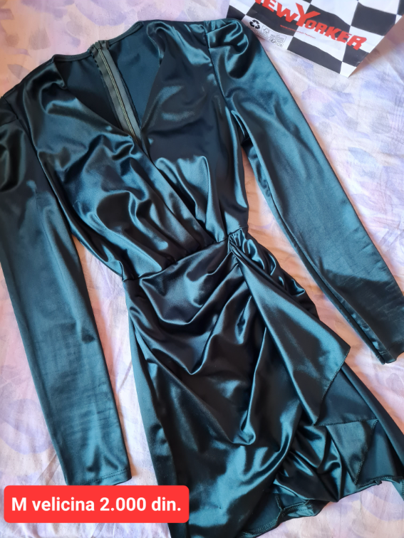 Zelena haljina uni slika #2