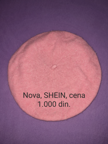 NOVA Shein roze beretka