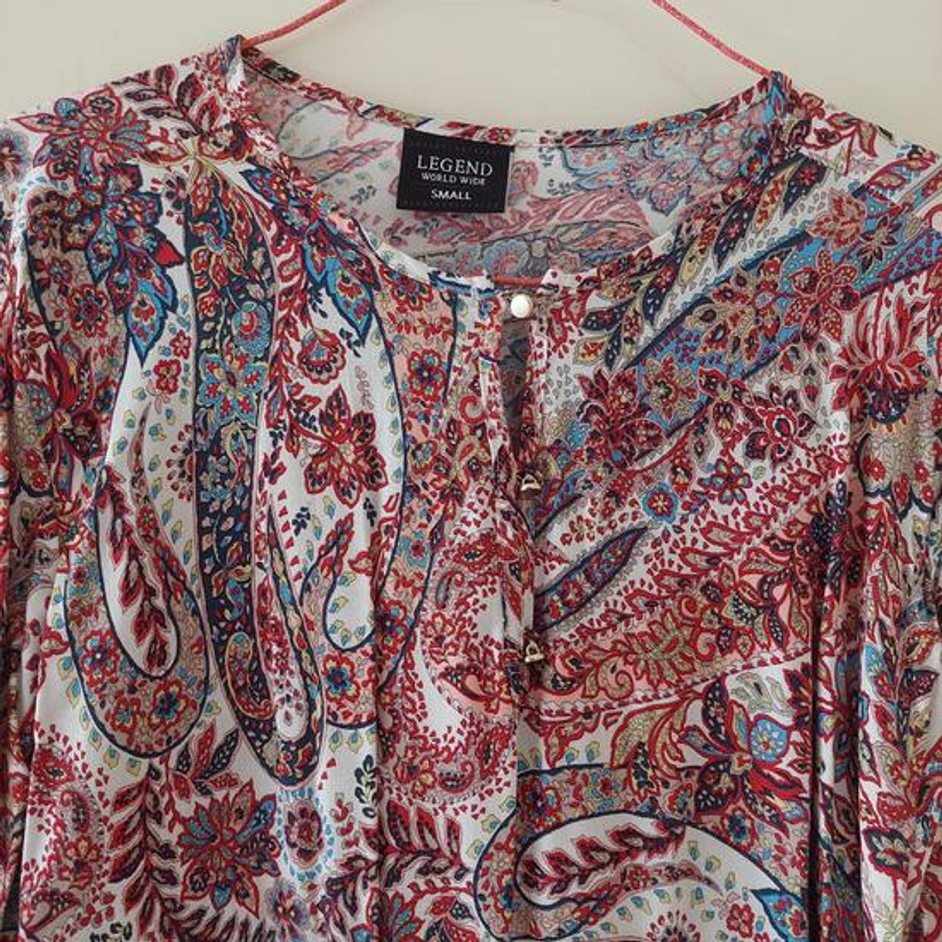 Legend bluza u boho printu slika #2