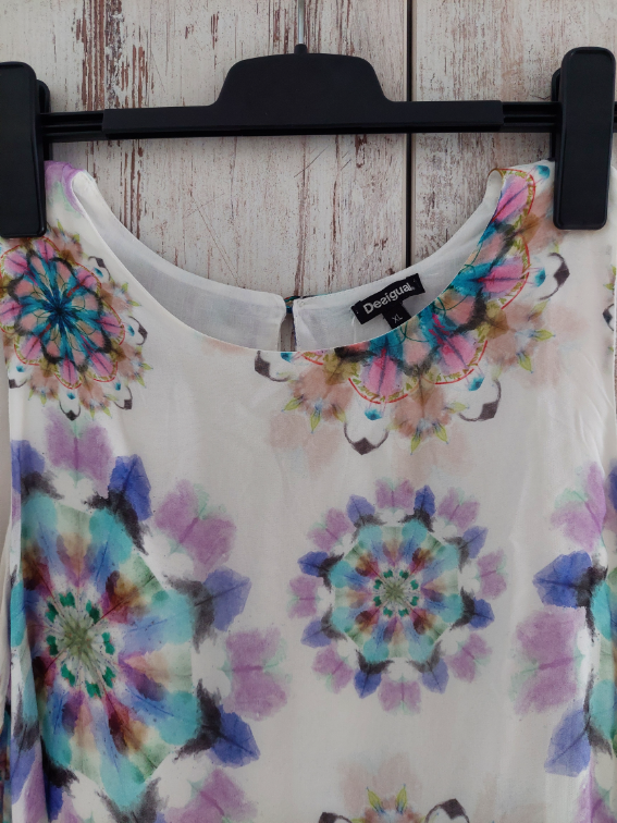 Desigual boho tie-dye bluza slika #2