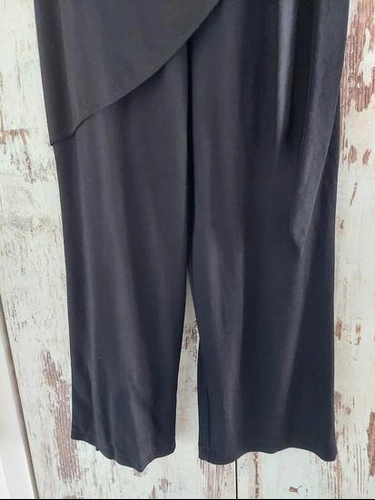 Zara crne lagane pantalone sa etiketom thumbnail #3