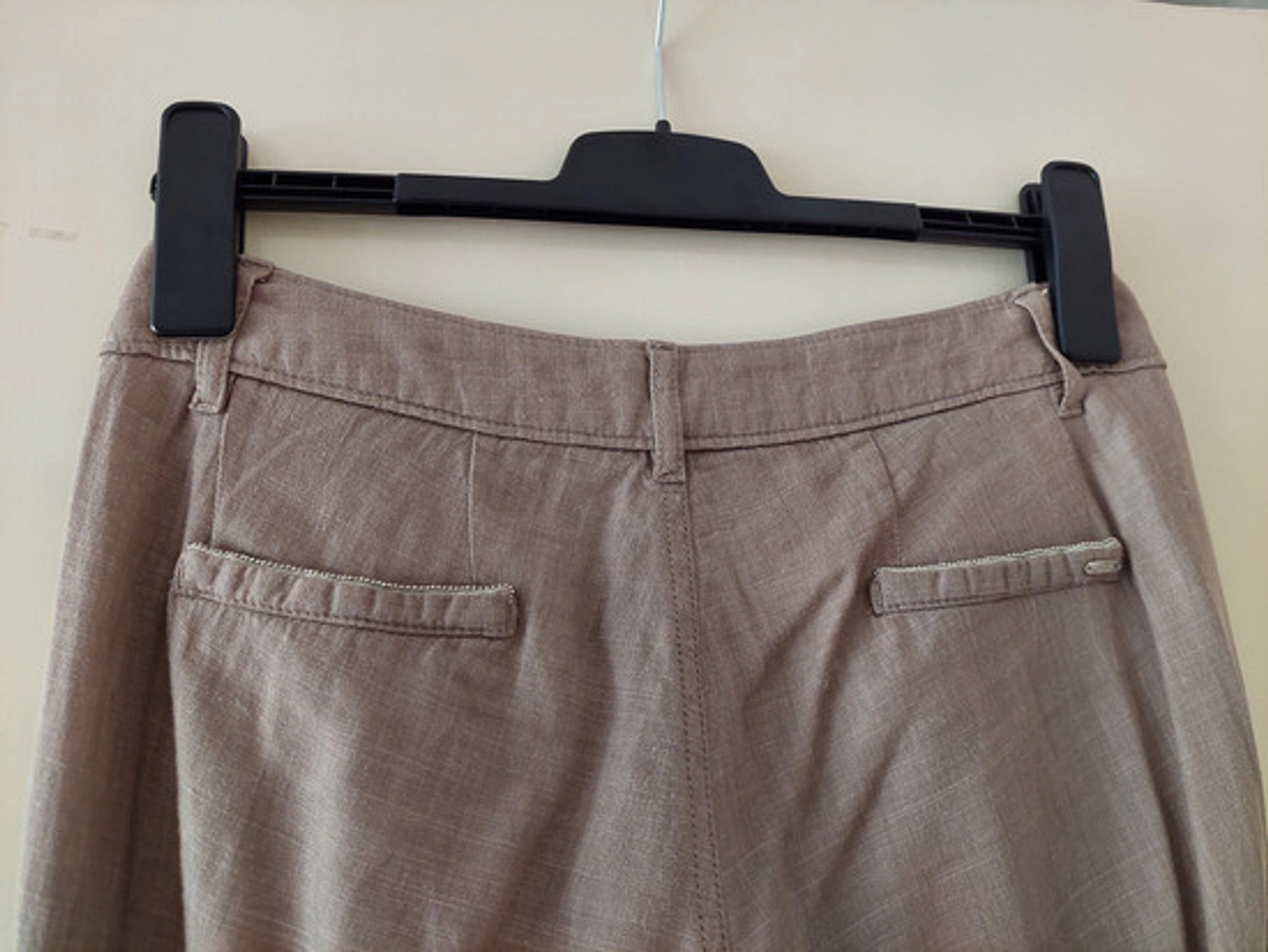 Legend lanene pantalone sa srebrnim detaljima slika #4