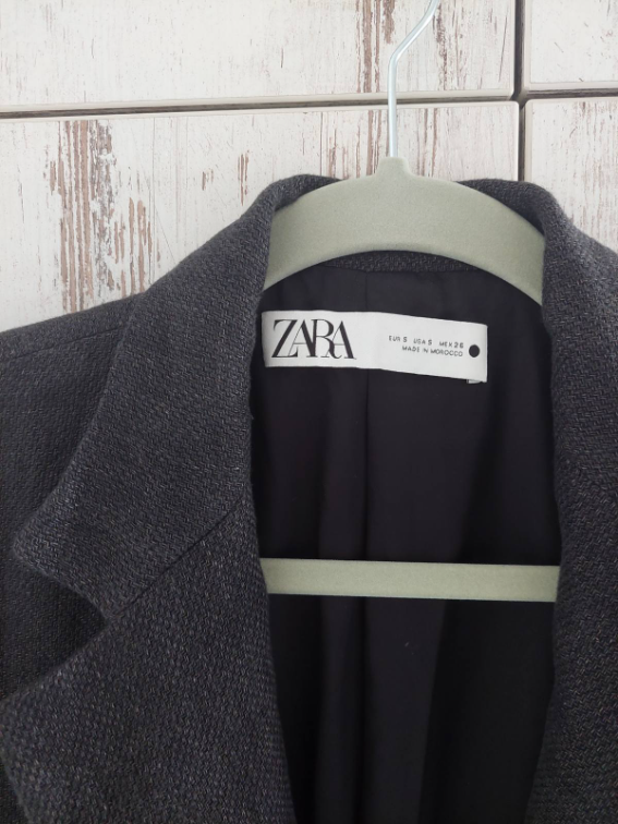 Zara oversize sako S slika #5
