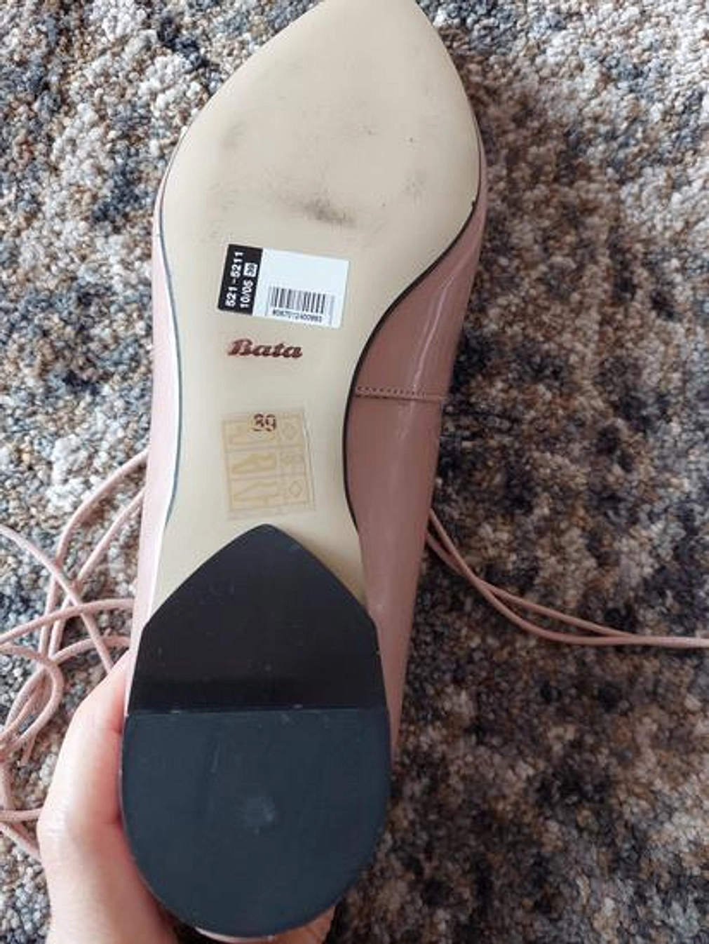 2000! Bata nude roze baletanke slika #5
