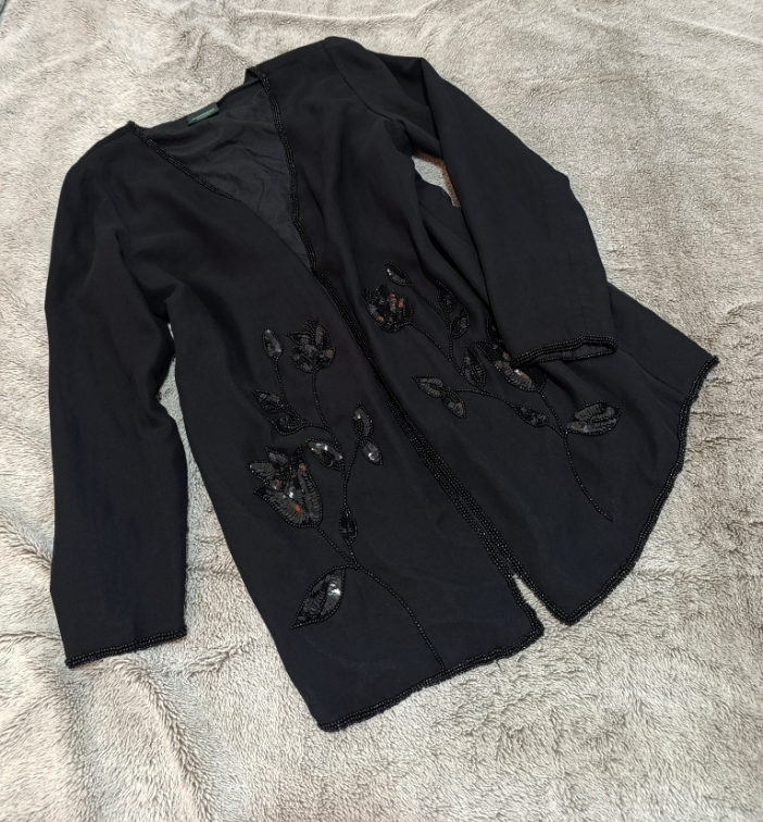 Elegantni crni sako XL RASPRODAJA 💫 slika #2