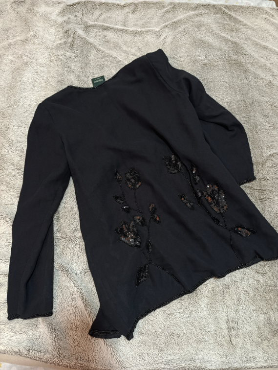 Elegantni crni sako XL RASPRODAJA 💫 slika #3