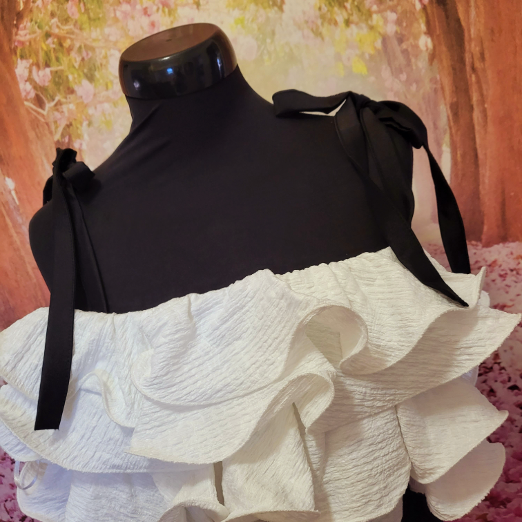 Zara crop top sa karnerima vel S slika #2