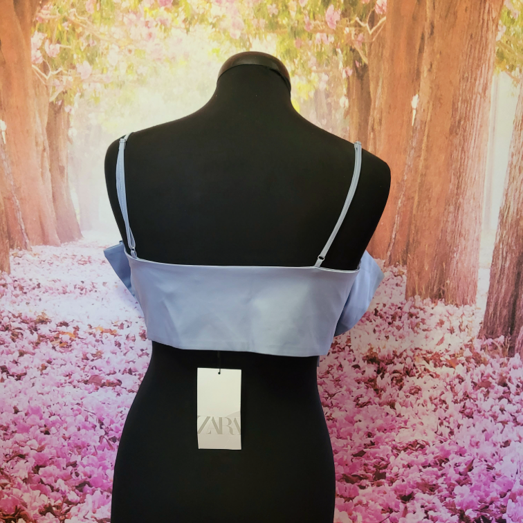 Zara viralni top vel M slika #3
