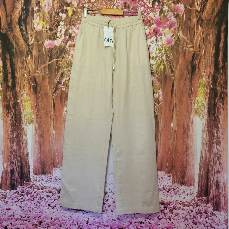 Zara lanene pantalone vel S/M slika #1
