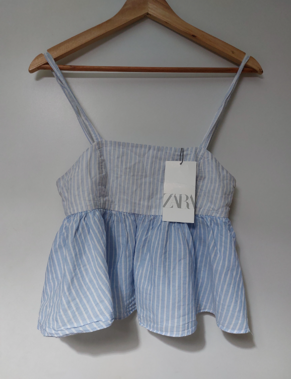 Zara bluza sa etiektom slika #2