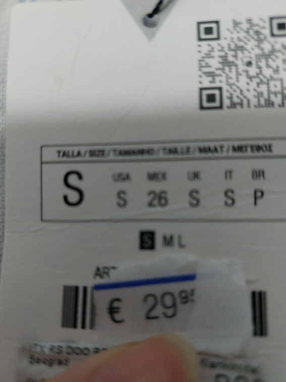Zara bluza sa etiektom slika #3
