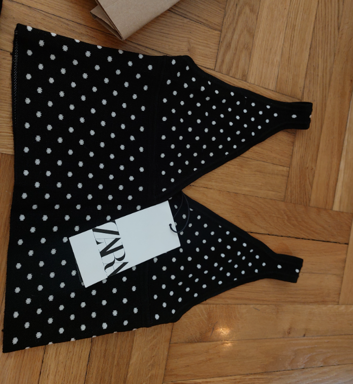 Zara pletena bluza sa etiketom  slika #2
