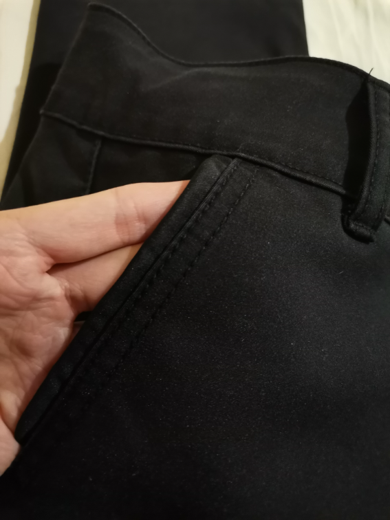 Crne pantalone L slika #4