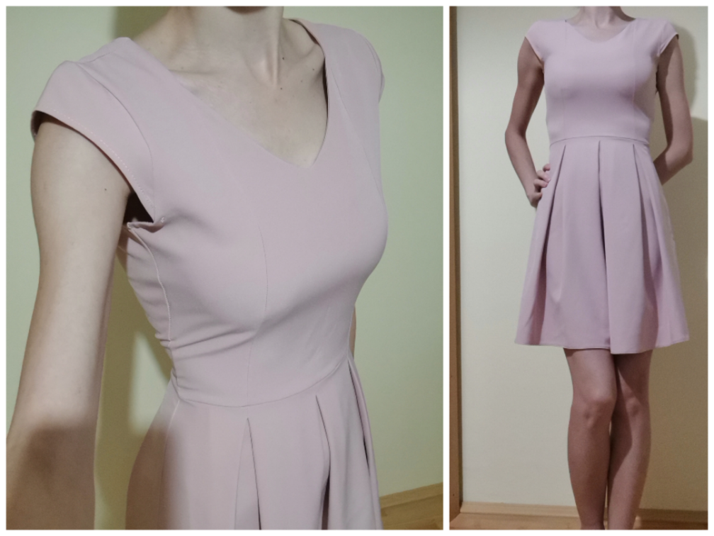 Legend roze elegantna haljina XS slika #1
